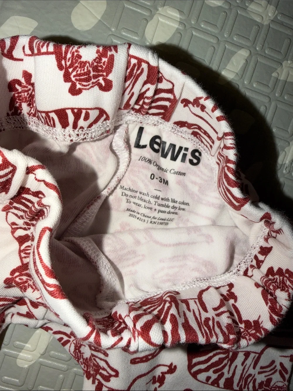 Lewis Tiger-Print Pajama Set